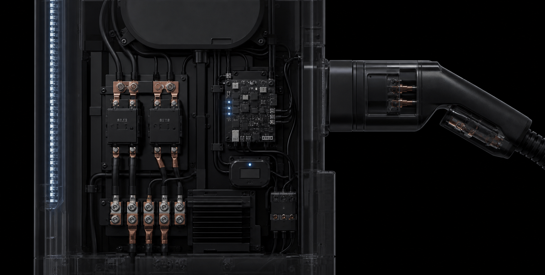 Conceptual technical cutaway of the Obsidian's construction and components